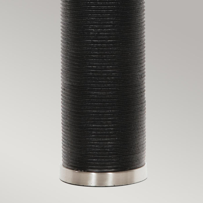 Ripple 1 Light Black Table Lamp - Elstead Lighting — additional angle
