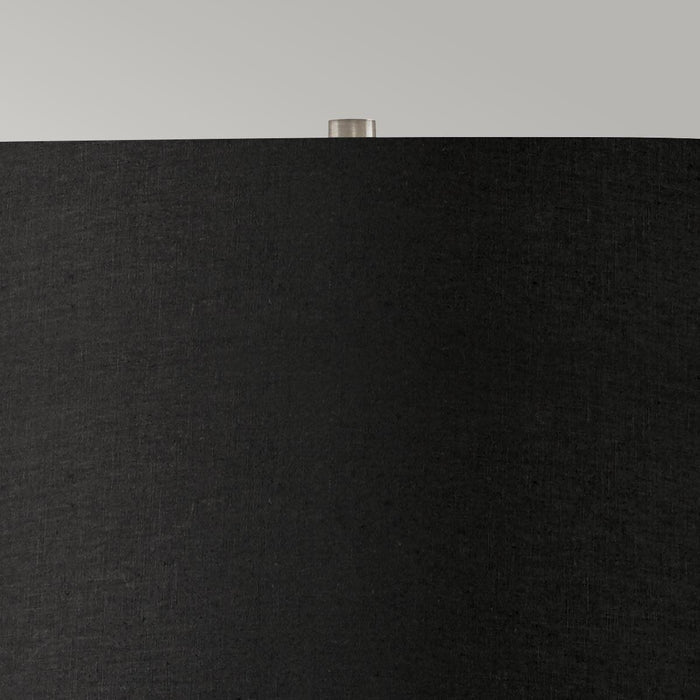 Ripple 1 Light Black Table Lamp - Elstead Lighting — lifestyle setting