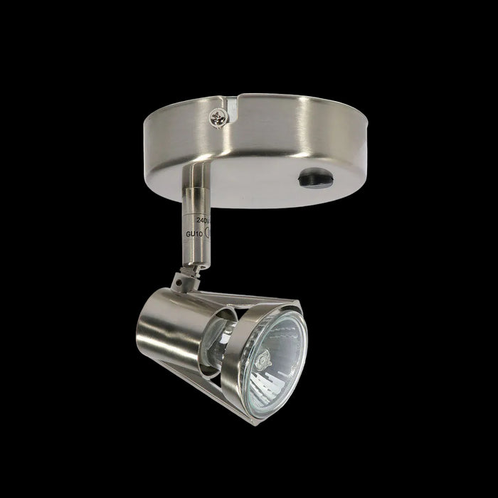 Romore Antique Chrome Single Switched Kitchen Spotlight — alternate view