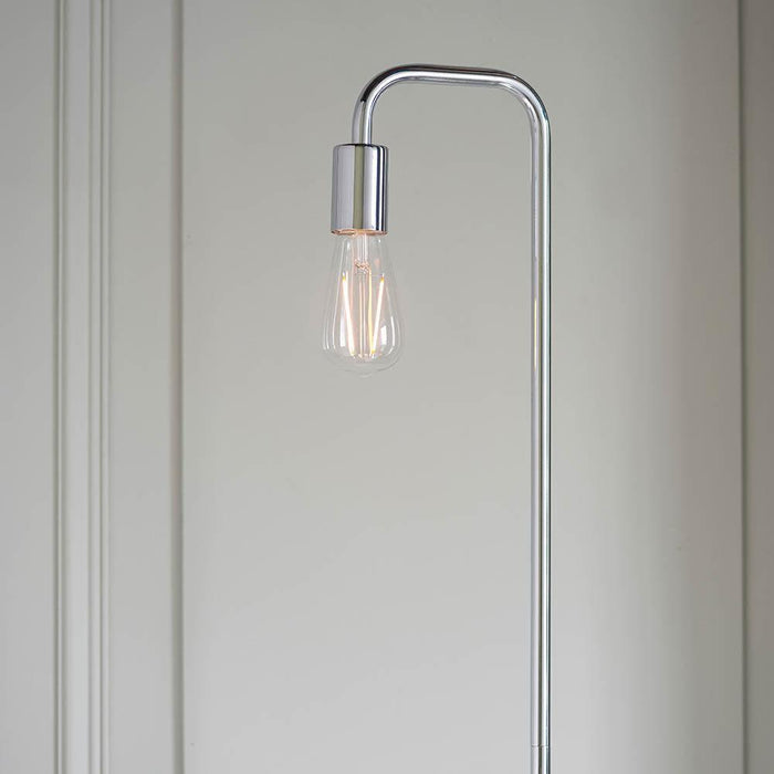 Rubens 1lt Chrome Floor Lamp 77120