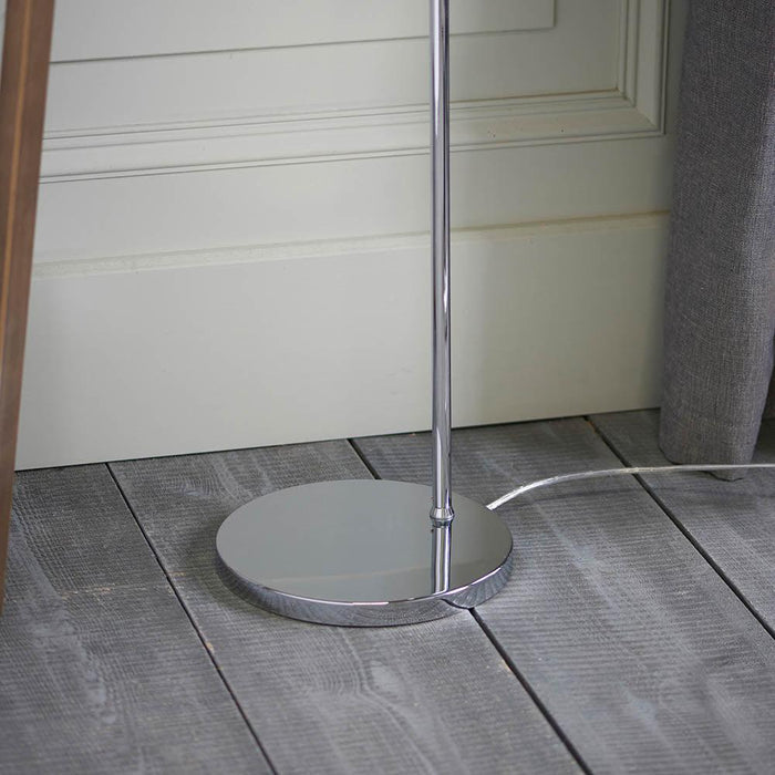 Rubens 1lt Chrome Floor Lamp 77120
