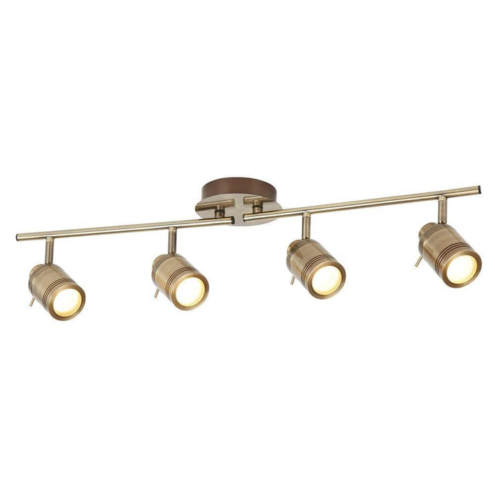 samson 4 lt brass bathroom adjustable split bar spotlight