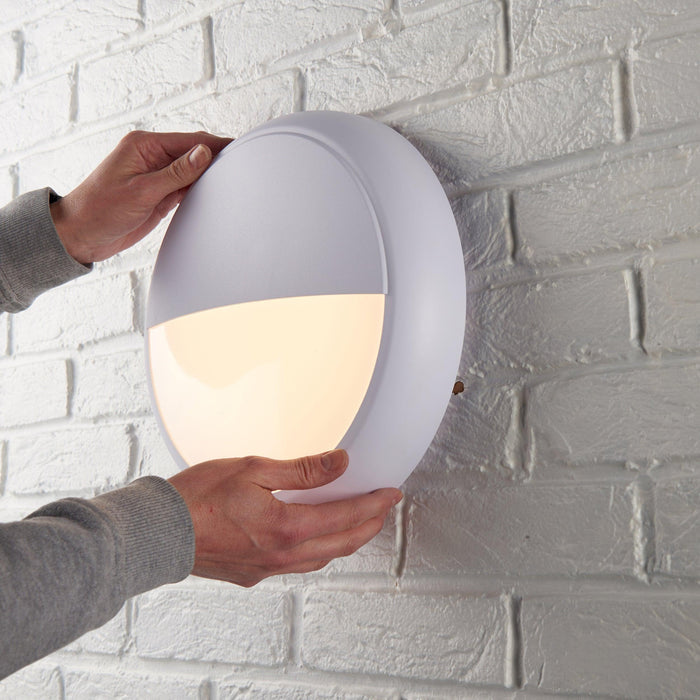 saxby hero white eyelid bezel by saxby lighting, close up image 70