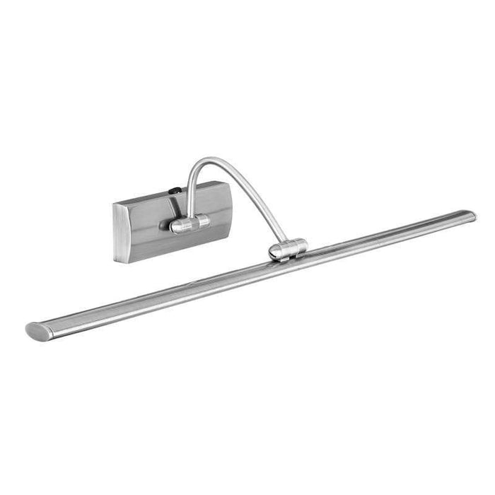 Picture Lights - Searchlight Satin Silver Finish 51 LED Picture Light With Adjustable Head
