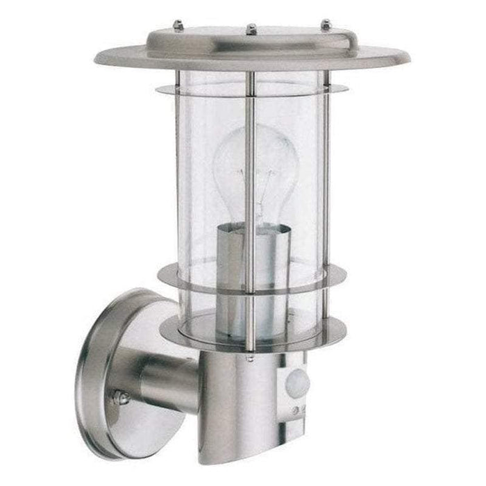 Searchlight Stainless Steel Outdoor PIR Wall Light 6211 by Searchlight Outdoor Lighting