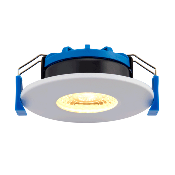 shieldslim recessed ceiling light ip65 7wby saxby lighting