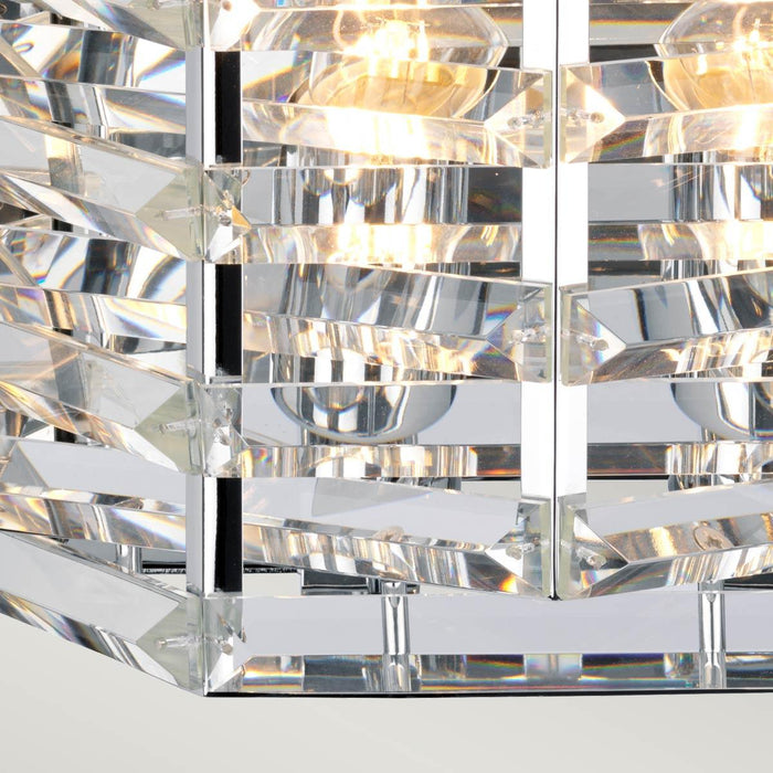 Shoal 2 Light Polished Nickel Wall Light Elstead Lighting — lifestyle setting