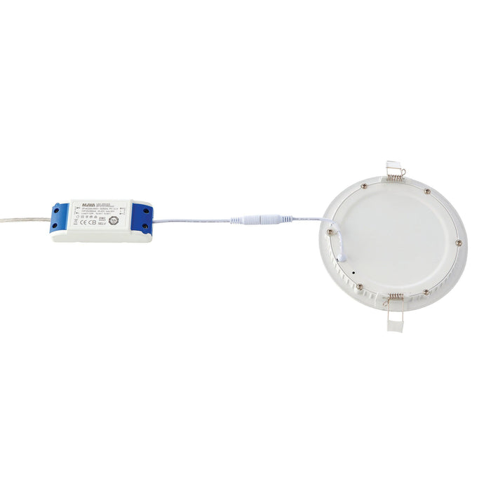 siriodisc cool white led recessed light ip44 24w by saxby lighting, close up image 260