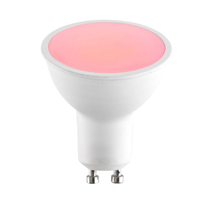 smart gu10 colour changing led lamp bulb rgb cct 5w kitchen lighting image