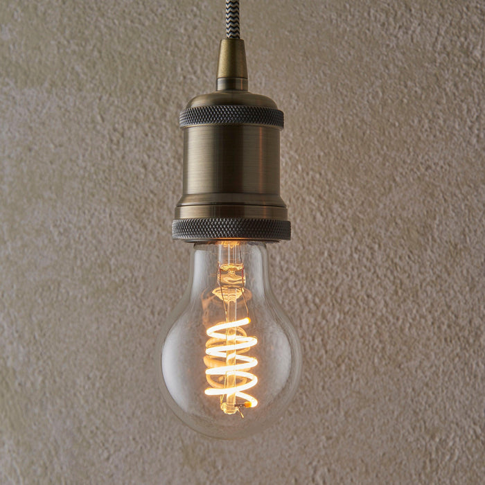 Spiral E27 Clear Glass LED Filament GLS Dimmable 4w Light Bulb 107773