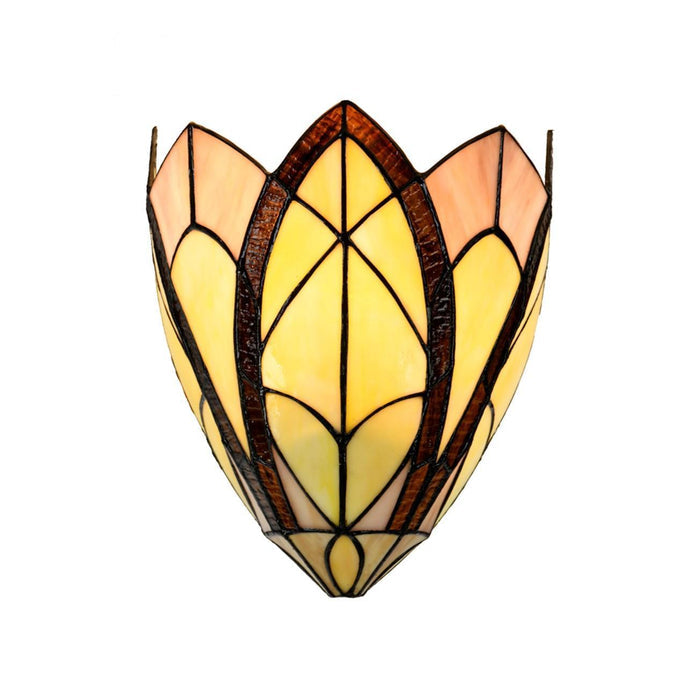 Swirl Tiffany Wall Light - Tiffany Lighting Direct by ADT — suits living rooms, bedrooms & hallways