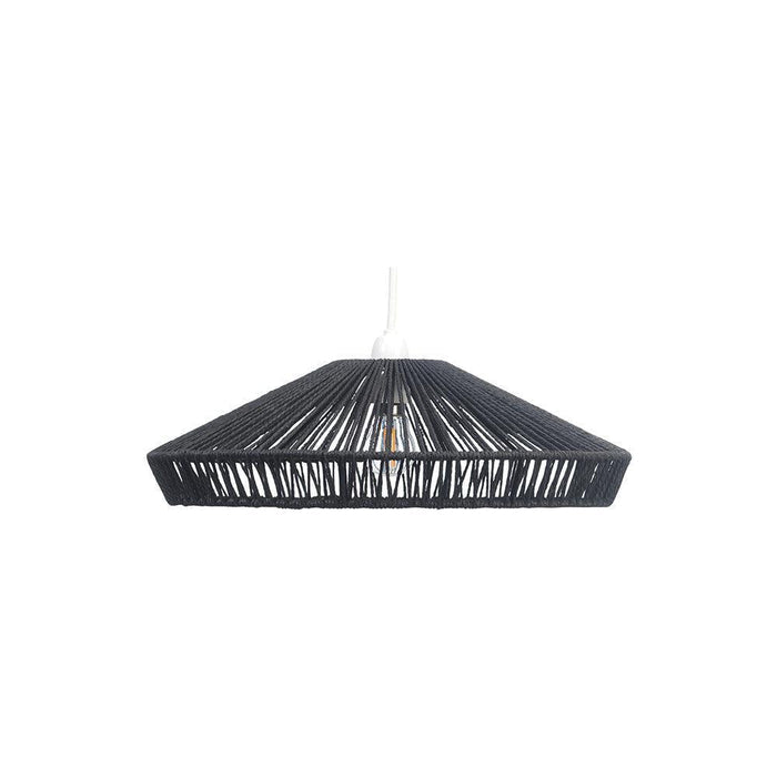 tamura non electric black paper string pendant 40cm