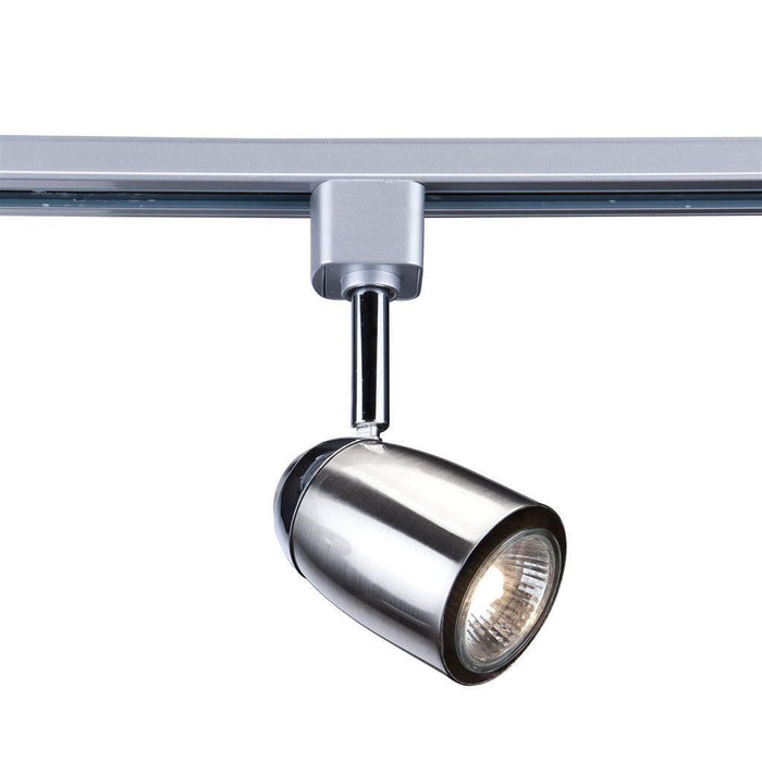 track spot silver adjustable 3 light spotlight pack 51018ss
