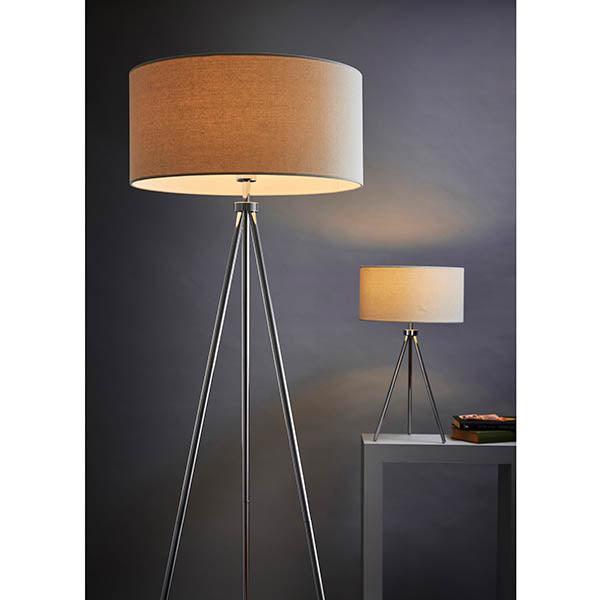 Tri 1lt Chrome Floor Lamp 73145