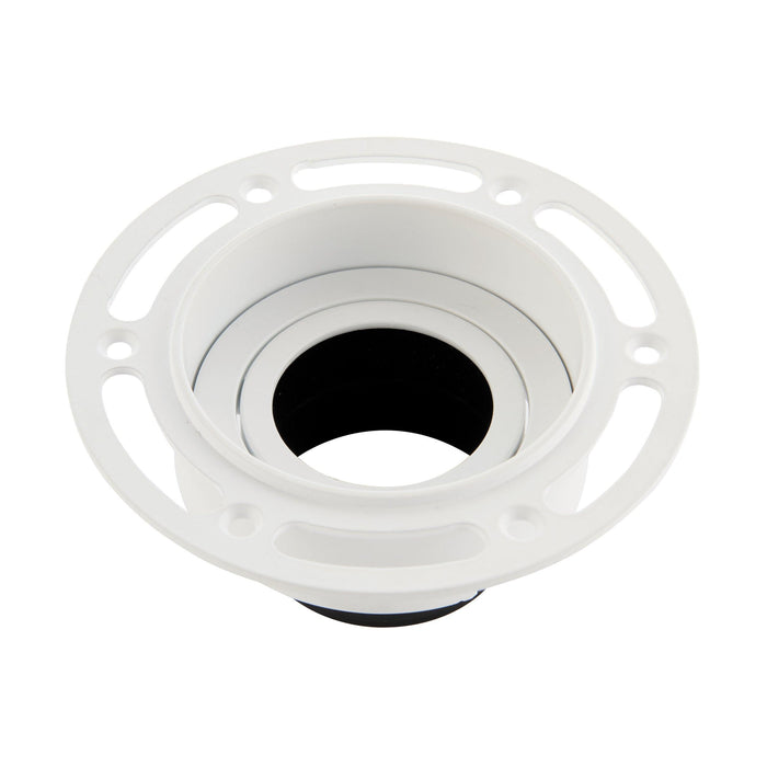trimless adjustable downlight round white 50wby Saxby Lighting, close up image