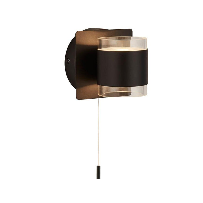 tumbler 2 lt bathroom up down black wall light pull switch