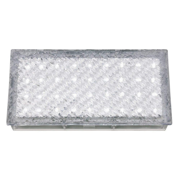 walkover led outdoor recessed glass rectangle floor light 9915wh