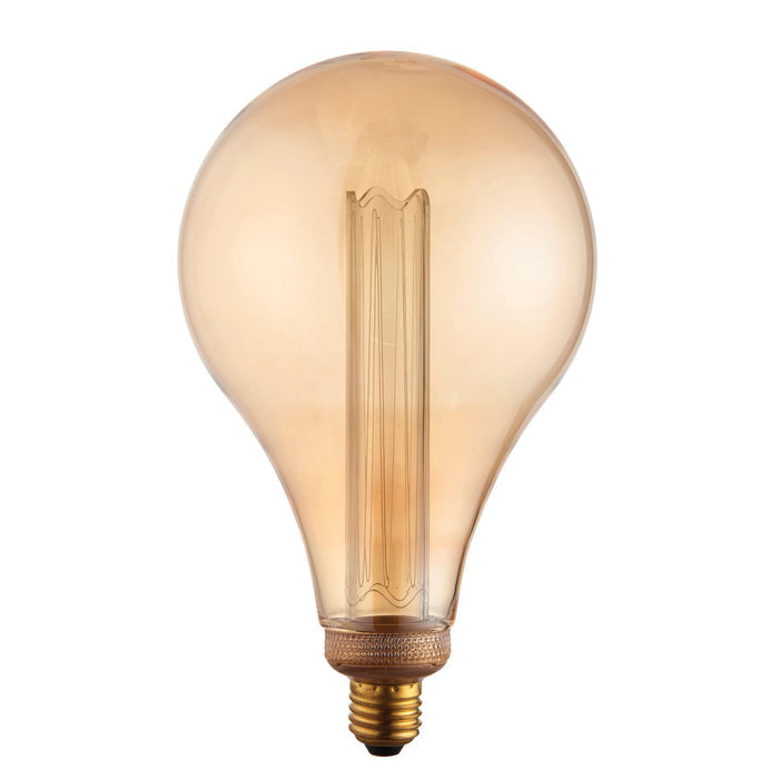 xl dimple e27 amber globe decorative led 2 5w light bulb close fitting image