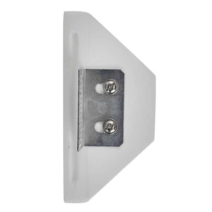 zeke square trimless plaster in wall light 1 6w by saxby lighting, close up image 42